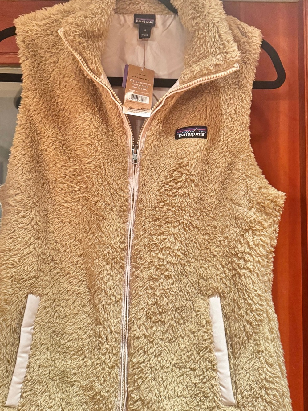 Patagonia Women's Los Gatos Full Zip Fleece Vest 25216 - El Cap Khaki - Medium